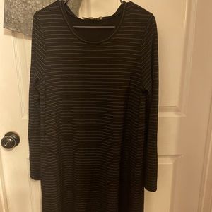 LOFT | Black & White Dress Size Large